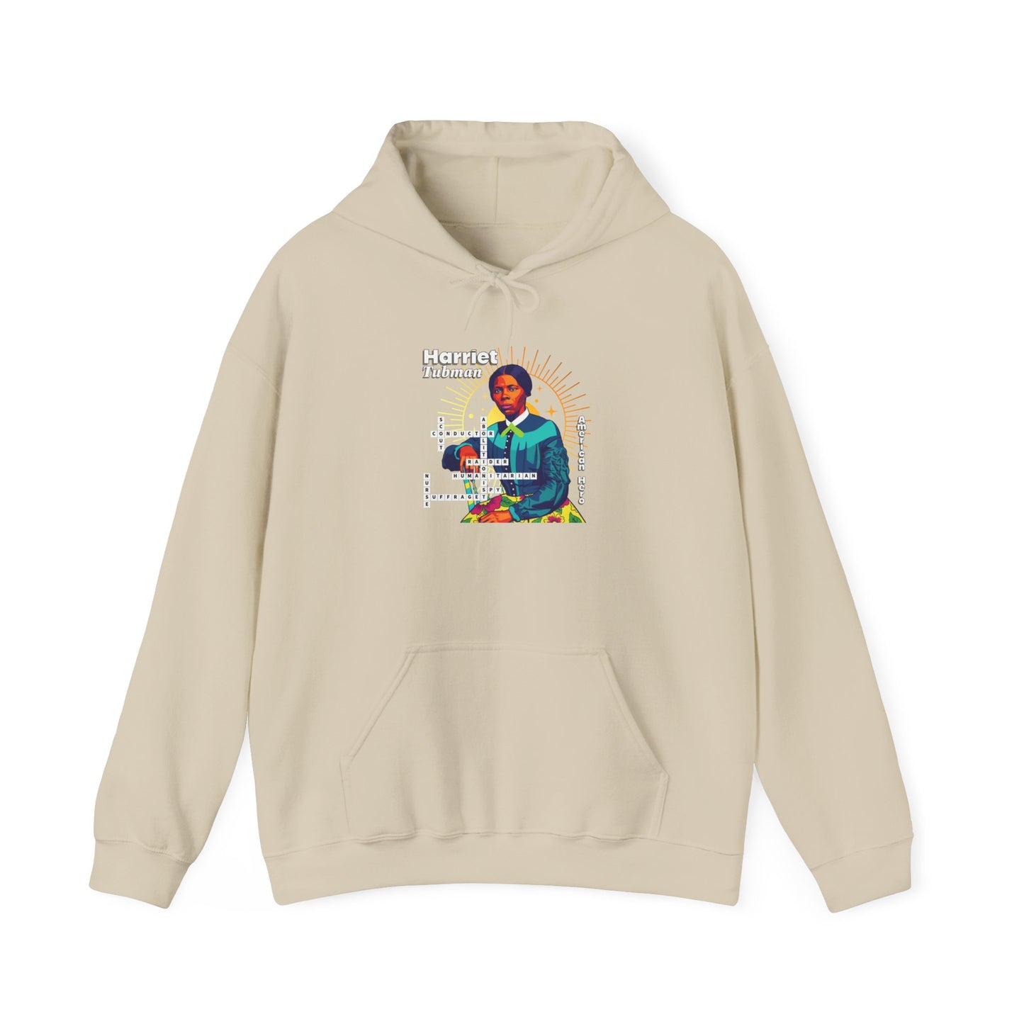 Harriet Tubman Portrait Hoodie — Inspirational Historical Figure Graphic Sweatshirt