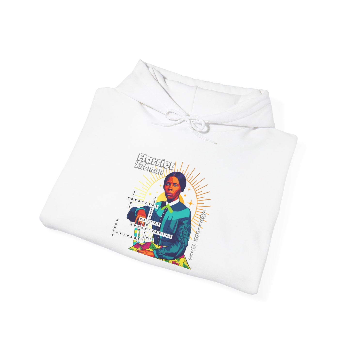 Harriet Tubman Portrait Hoodie — Inspirational Historical Figure Graphic Sweatshirt