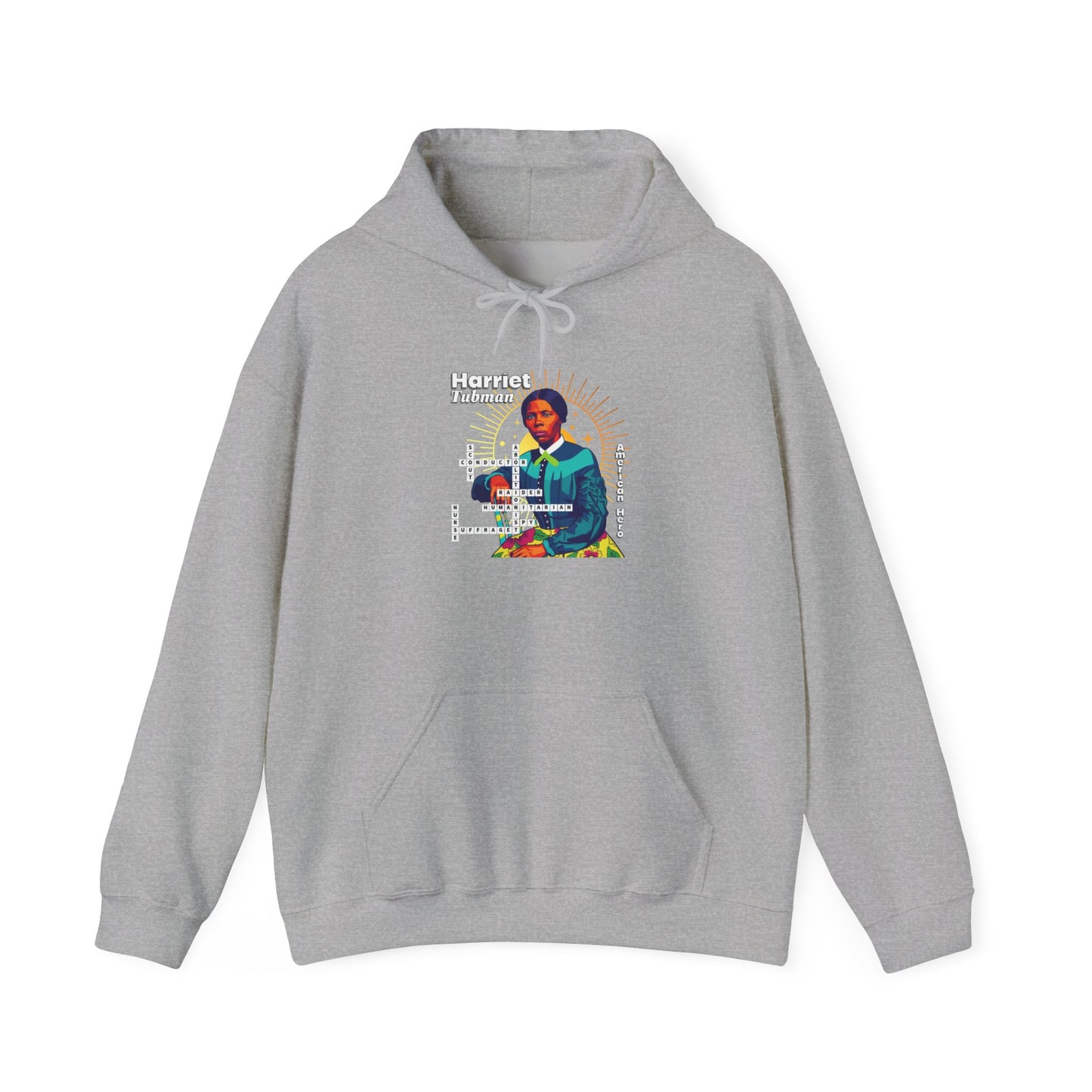 Harriet Tubman Portrait Hoodie — Inspirational Historical Figure Graphic Sweatshirt