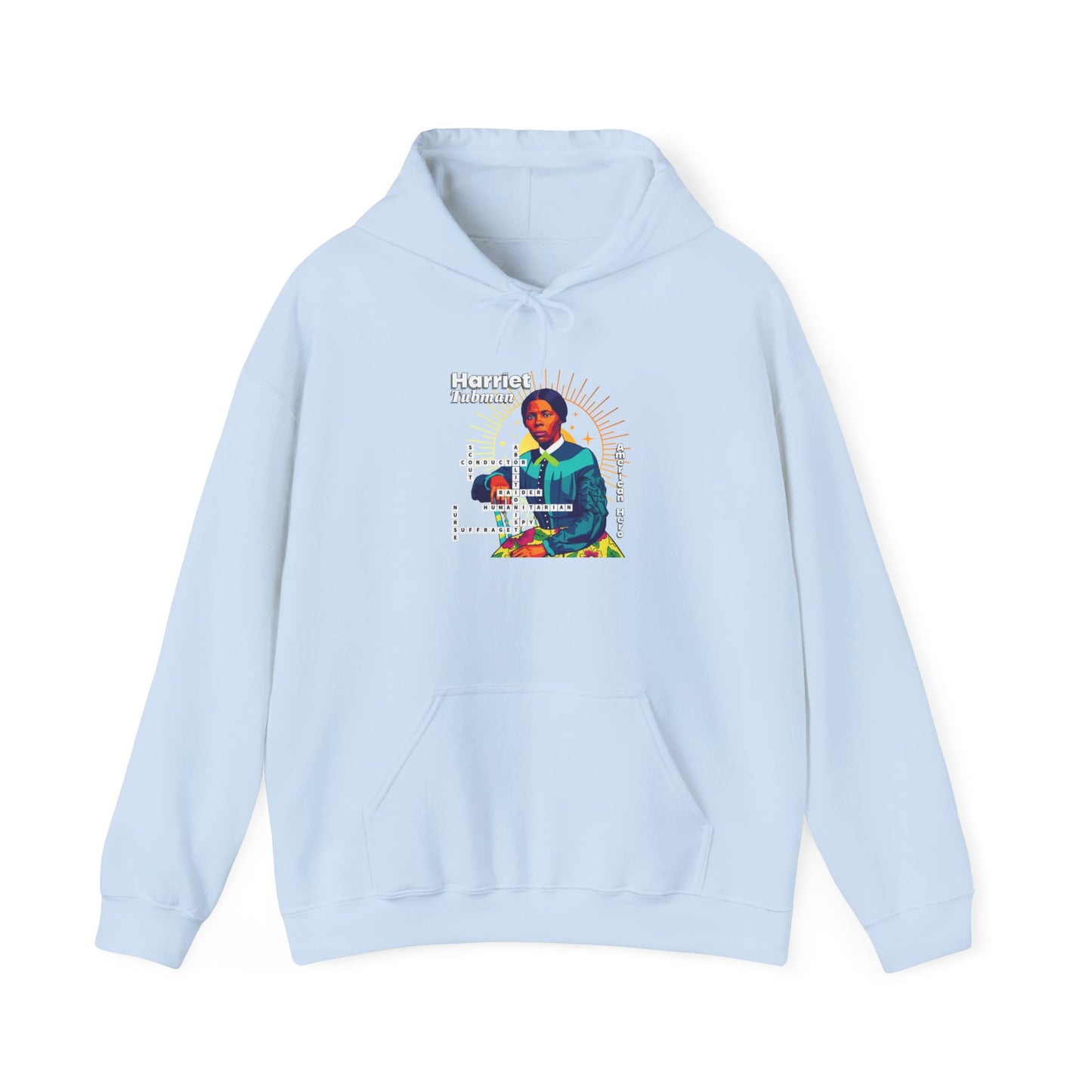 Harriet Tubman Portrait Hoodie — Inspirational Historical Figure Graphic Sweatshirt