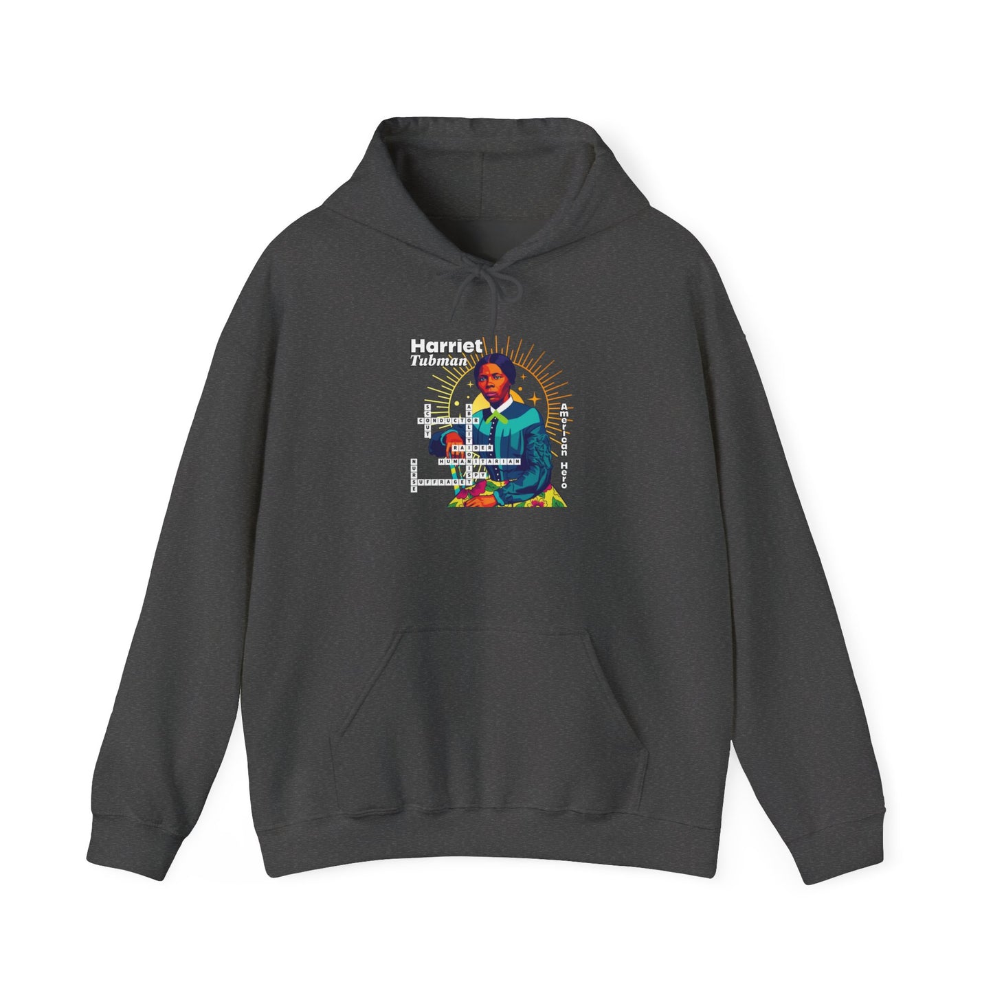 Harriet Tubman Portrait Hoodie — Inspirational Historical Figure Graphic Sweatshirt